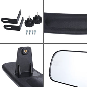 10L0L rear view mirror provides easy rear checks for safer rides