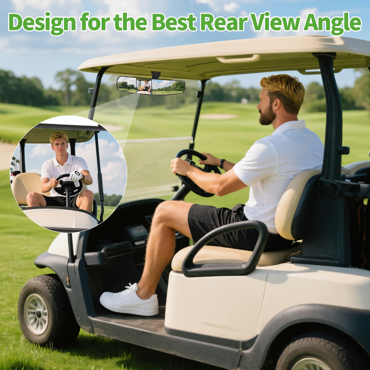 Robust iron bracket provides sturdy support on varied driving surfaces