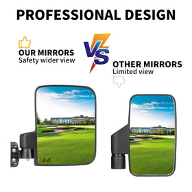 10L0L golf cart mirror Yamaha fit ensures model compatibility