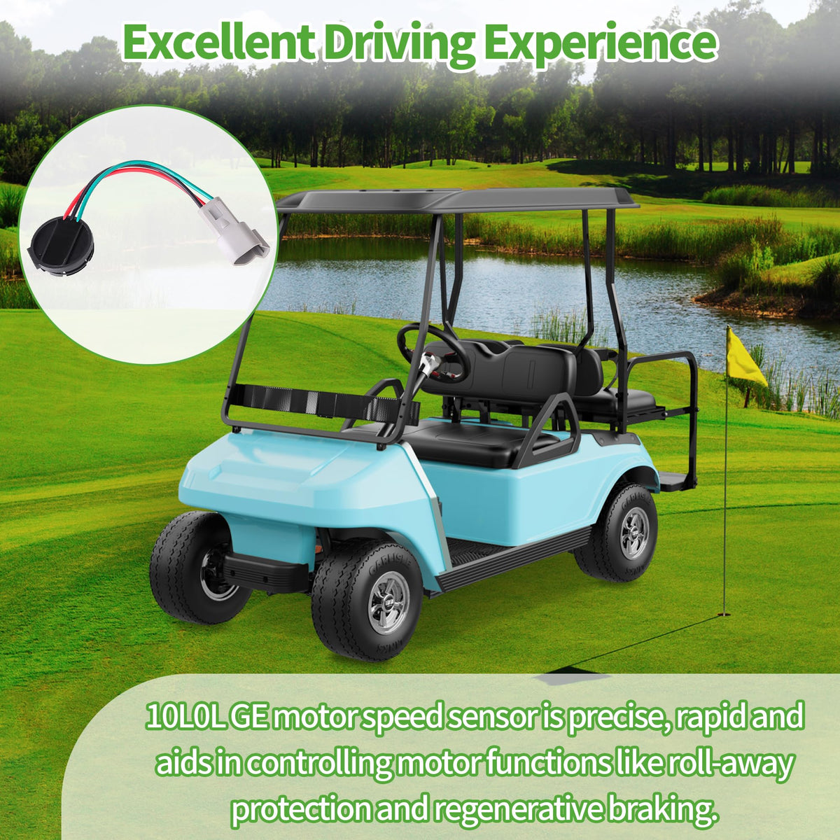 10L0L Golf Cart OEM 102265601 compatible GE sensor.