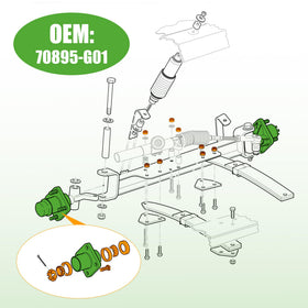 10L0L Golf Cart oil seal protects bearings from moisture and debris
