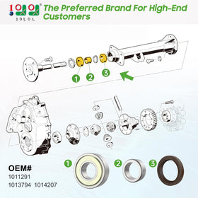 10L0L Golf Cart oil seals protect the axle and prevent leaks for reliable rides.