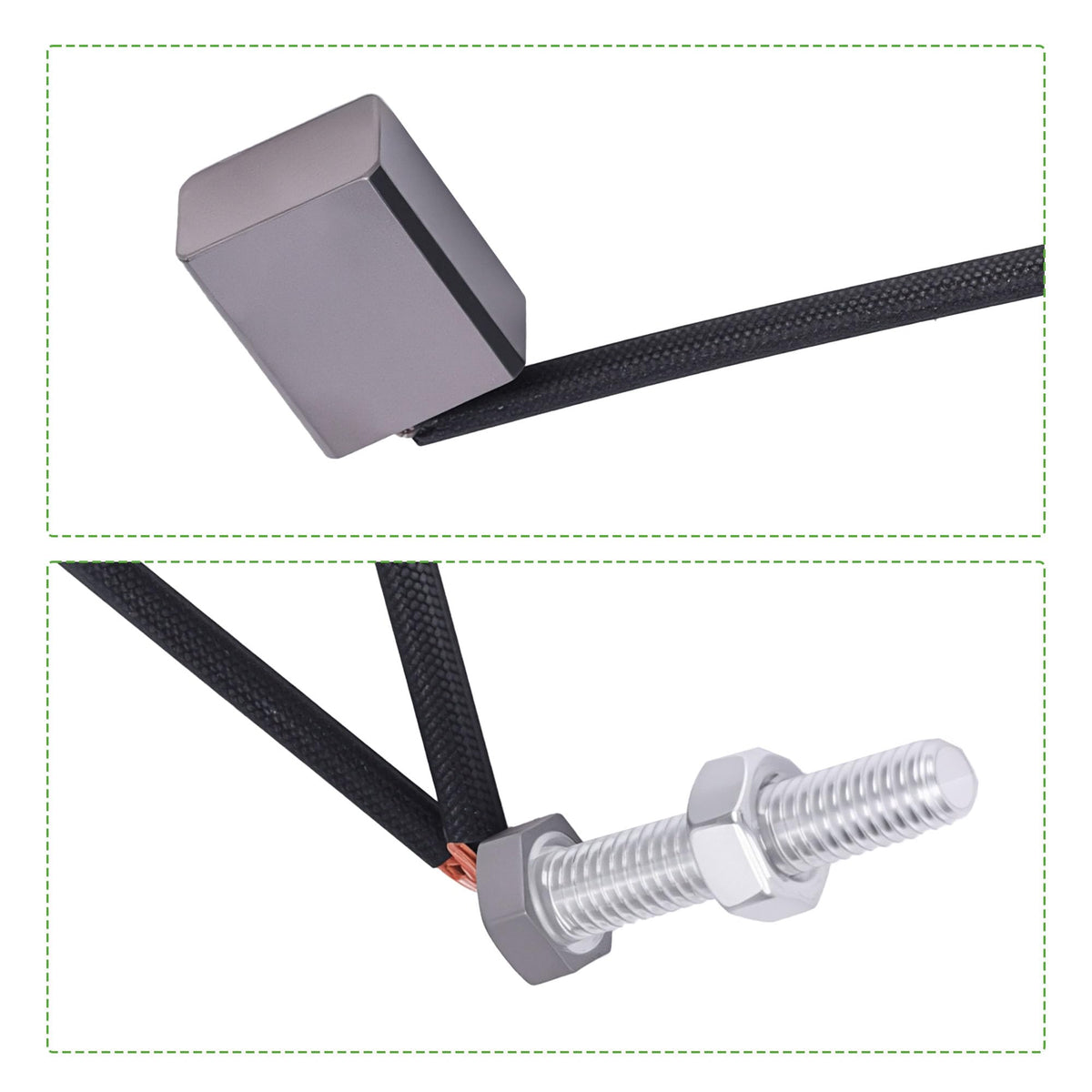 Two brushes included in the 10L0L kit for straightforward installation