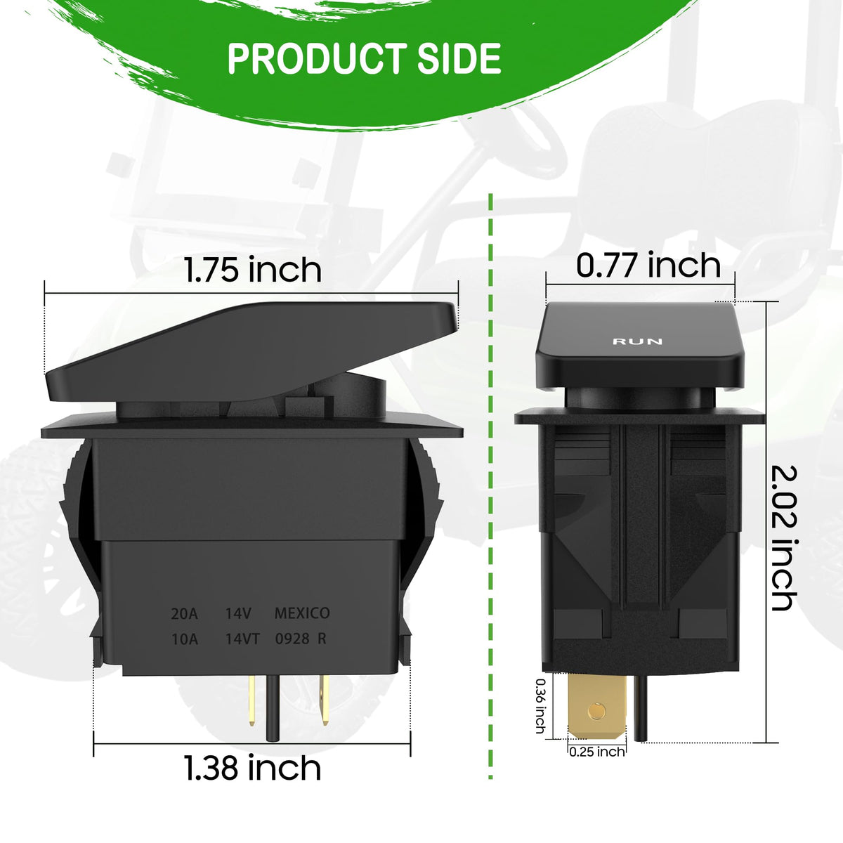 10L0L Packaging protects switch during shipping.
