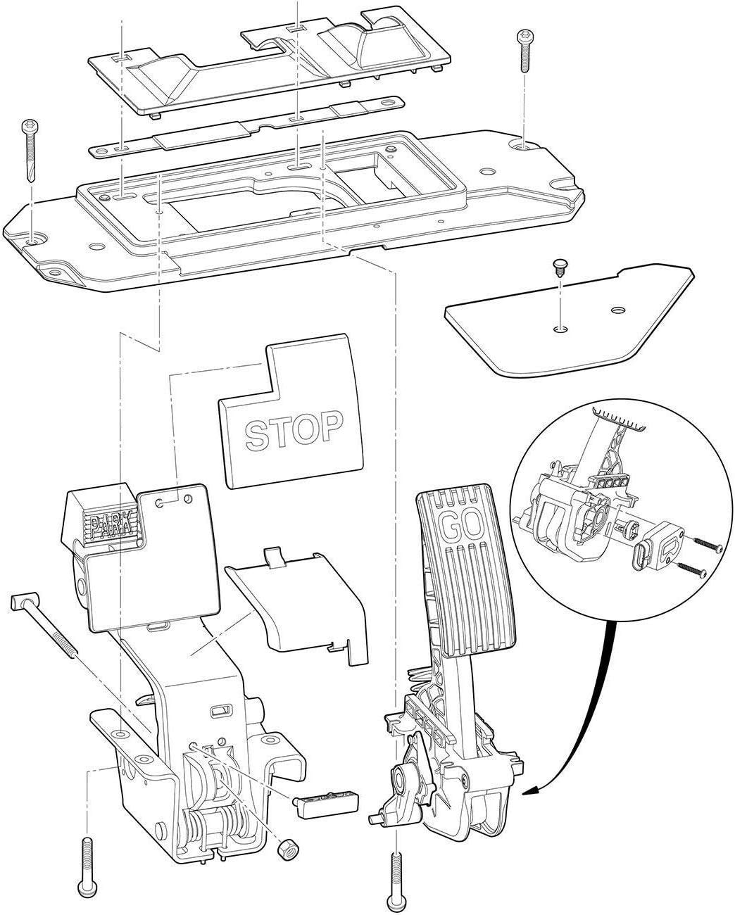 10L0L Golf Cart Park Brake Release warranty details