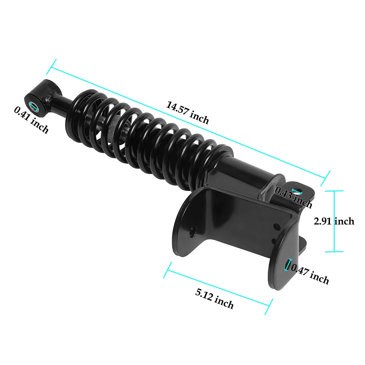 Packaging image showing ready-to-install 10L0L golf cart front suspension parts
