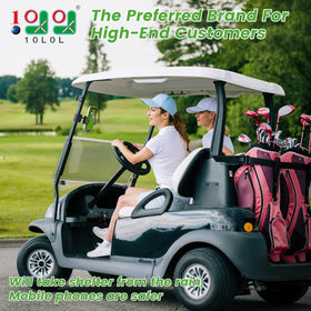 10L0L golf cart phone holder rain-protection design keeps your phone secure