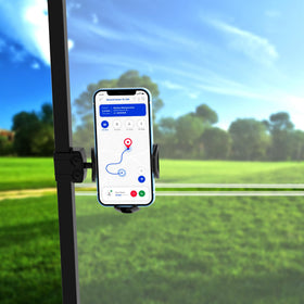 10L0L golf cart phone holder width-adjustable 2.15–3.4 inches