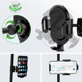 10L0L golf cart phone holder fits Yamaha EZGO TXT models