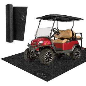 10L0L golf cart premium garage floor mat waterproof protection for spills