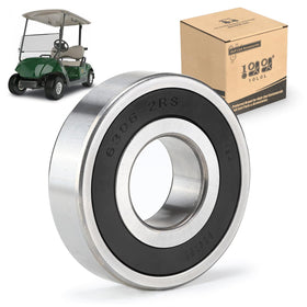 10L0L golf cart rear axle bearing for Yamaha Drive/G29 close-up view shows precise fit