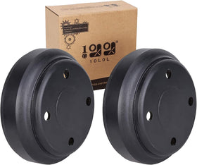 10L0L rear brake drum, 4-bolt pattern, compatible with Club Car models