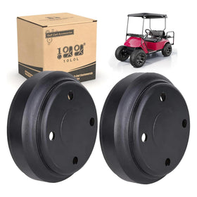 10L0L brake drum for Club Car DS 1995-up, side view, durable OEM replacement