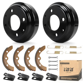 10L0L rear brake drum left side for Club Car DS, OEM-style replacement.