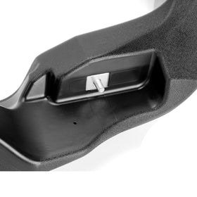 10L0L Yamaha Drive rear bumper cover bottom view focuses on mounting points.