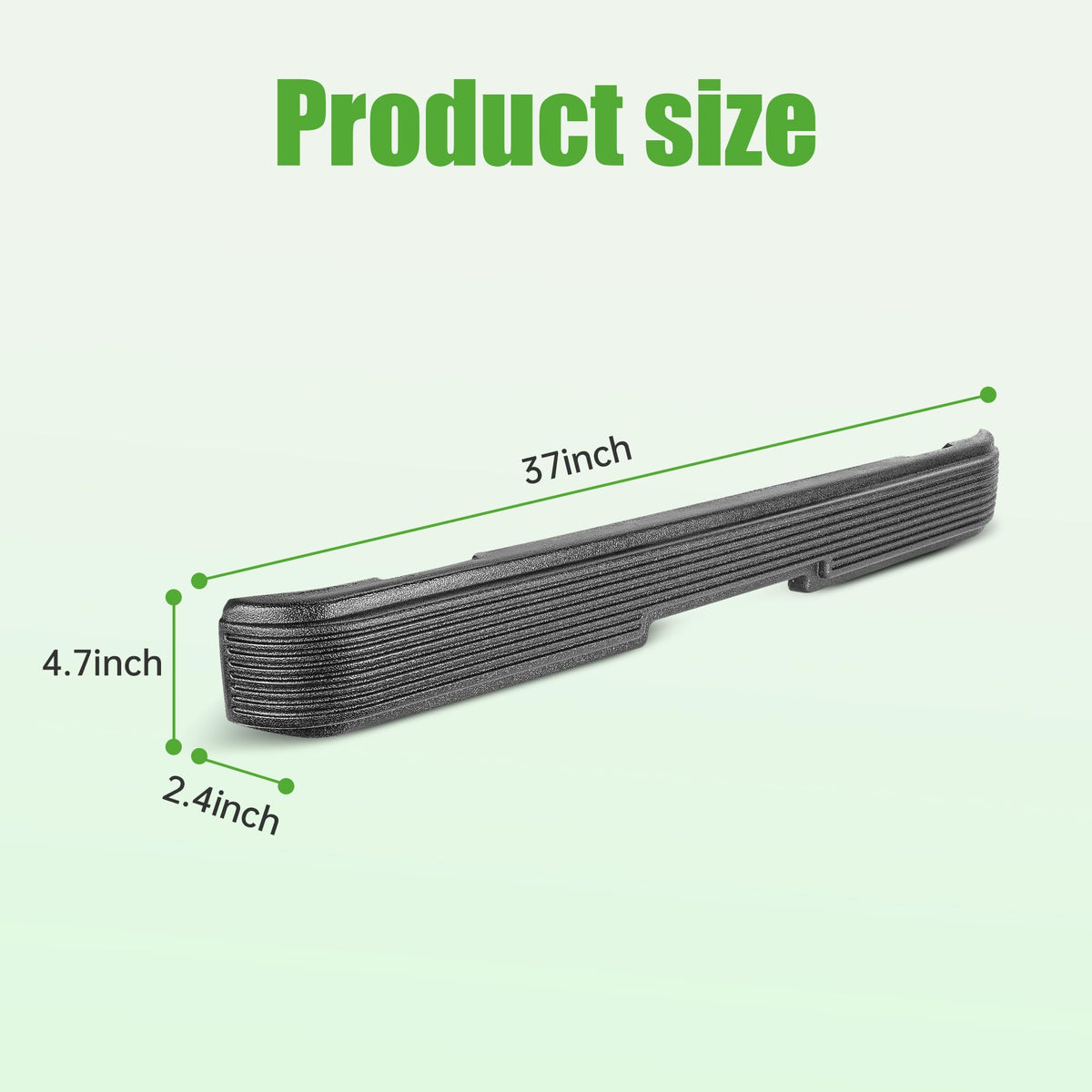 Packaging of the 10L0L rear bumper ready for replacement
