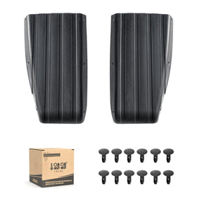 10L0L rear driver guard for Club Car DS protects exterior from scratches.