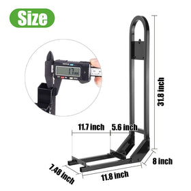 10L0L golf cart rear safety grab bar kit includes hardware and guide.