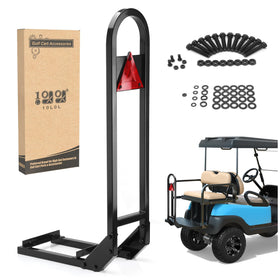 10L0L Golf Cart Rear Safety Grab Bar offers universal fit for easy rear-seat entry.