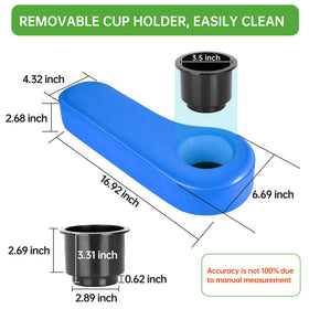 10L0L blue kit includes two arm rests for both driver and passenger sides