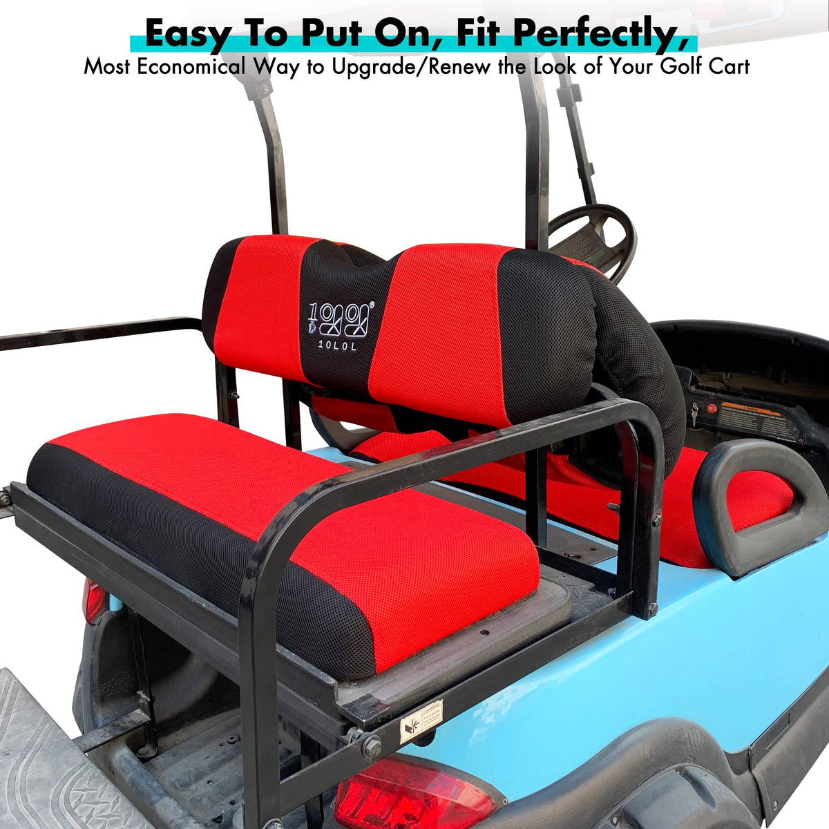10L0L rear seat cover XS offers durability and easy cleaning.