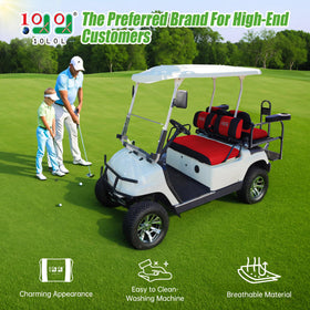 10L0L rear-seat-cover for golf carts protects upholstery and keeps passengers comfortable