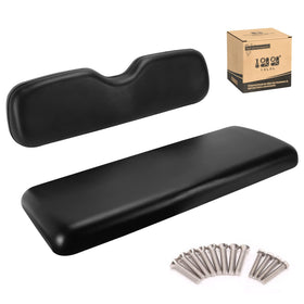 10L0L golf cart rear seat cushion kit offers comfortable passenger seating.
