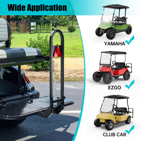 10L0L Golf Cart Rear Seat Grab Bar includes installation hardware and adjustable mounting