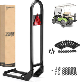 10L0L Golf Cart Rear Seat Grab Bar front view showing sturdy grip for passengers