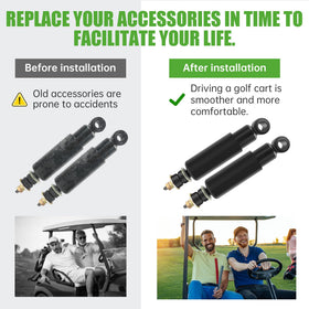 10L0L left and right shocks, independent design for balanced handling
