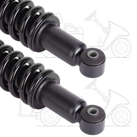 Installed 10L0L shock on Yamaha G29 demonstrates smoother suspension across rough fairways.
