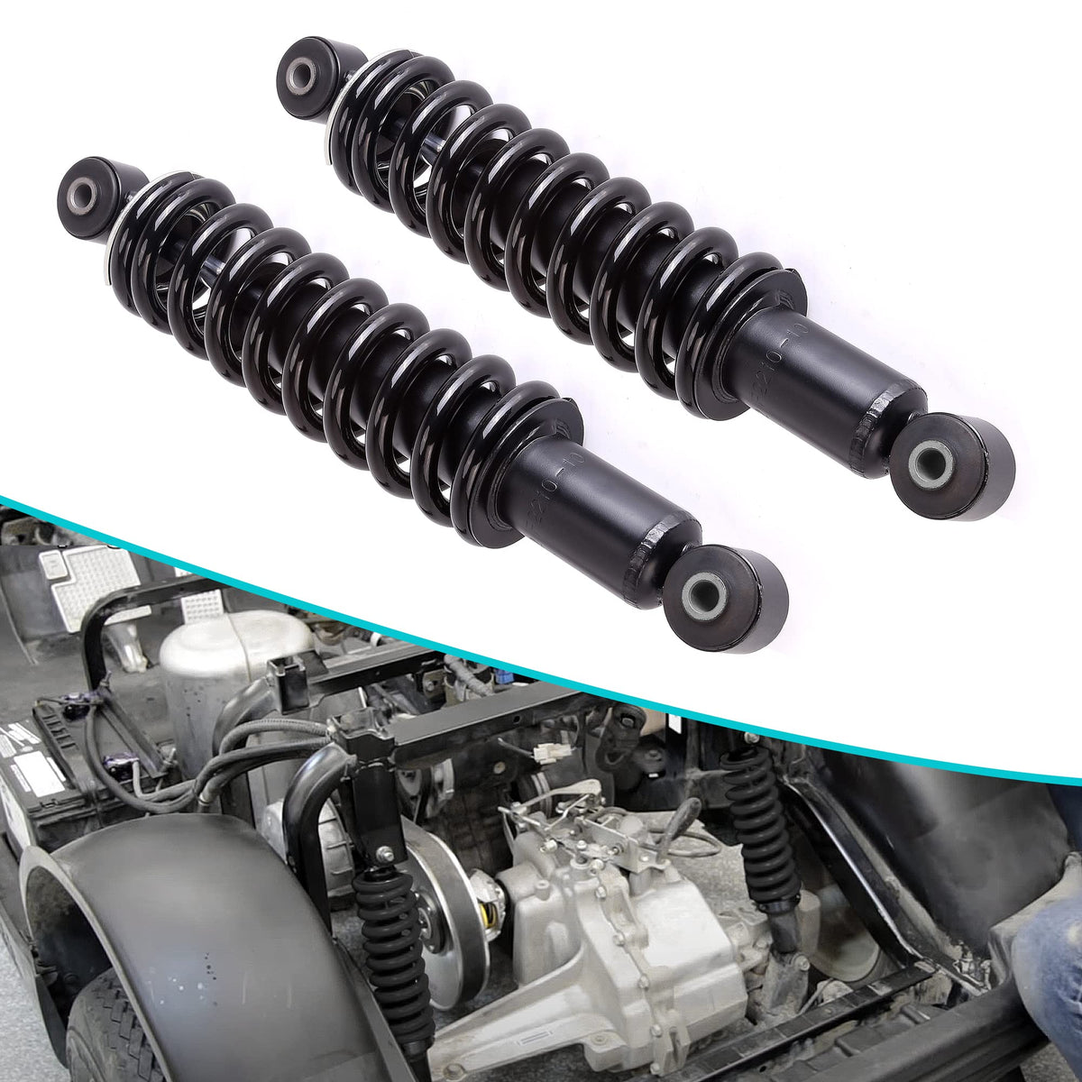Durable 10L0L shocks absorb bumps, reducing chassis movement on challenging courses.