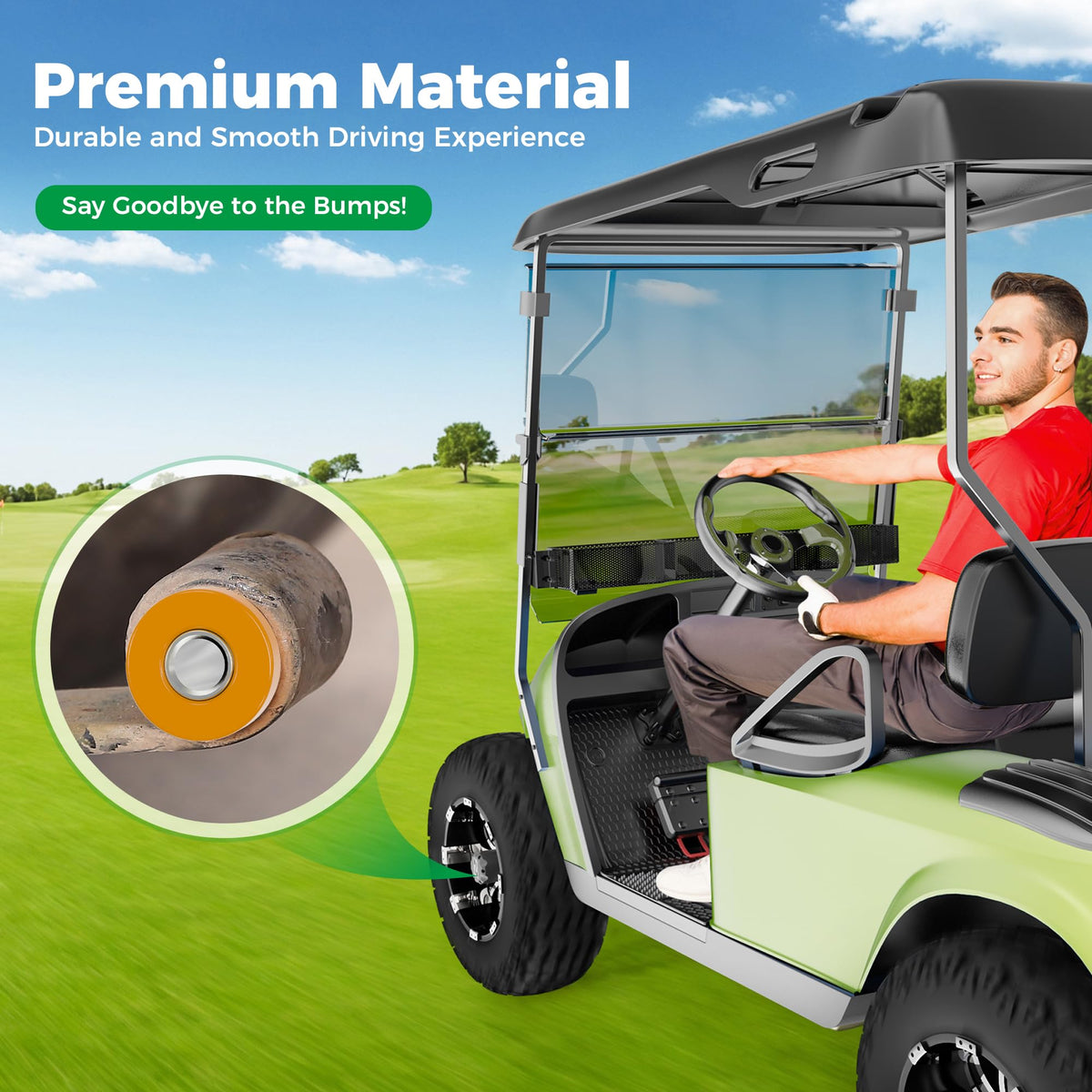 10L0L Golf Cart rear spring bushing kit for Club Car DS – durable components