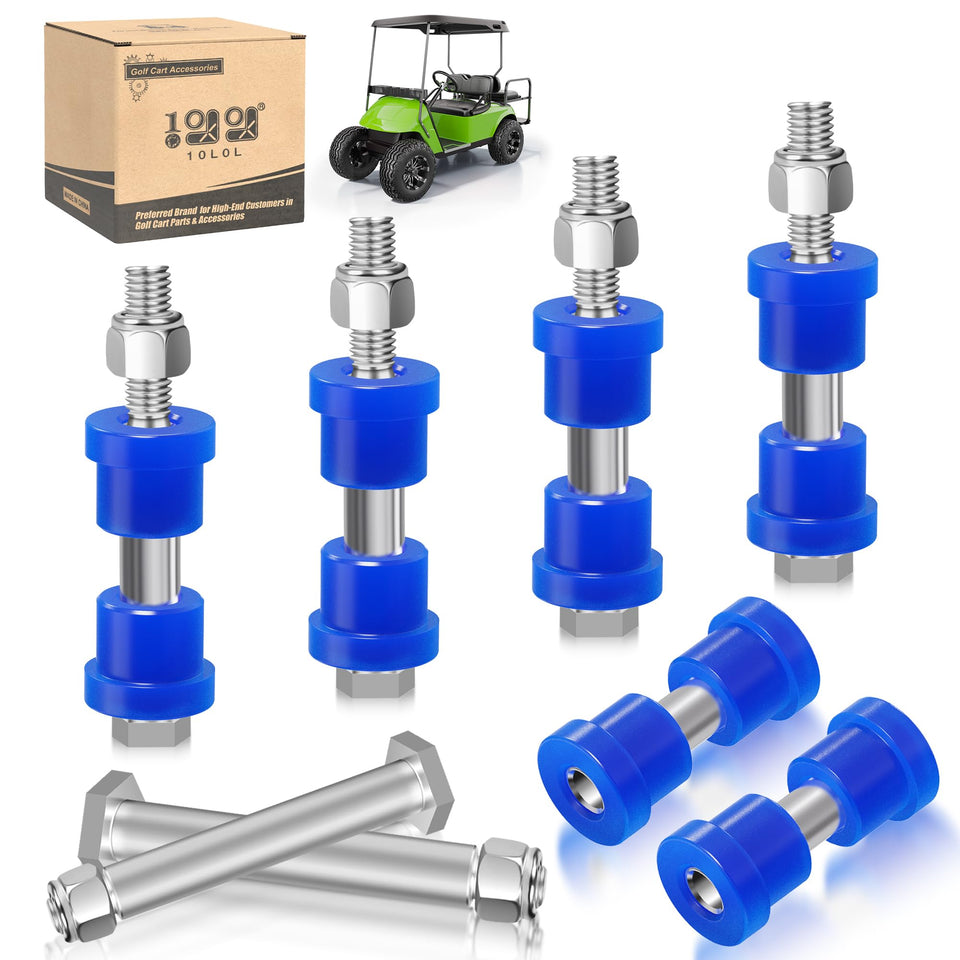 10L0L Golf Cart rear spring bushing kit installed on EZGO TXT for smoother ride
