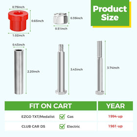 Spacer and bushing detail from 10L0L kit for durability