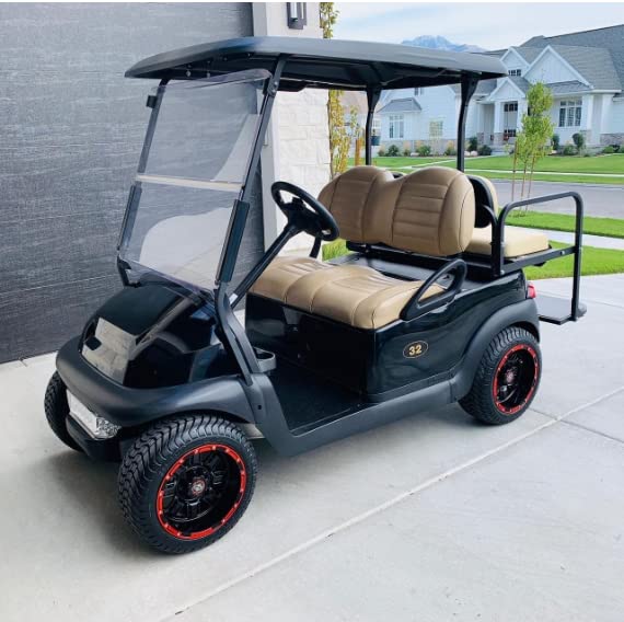 10L0L golf cart rear suspension component visual hints at installation steps