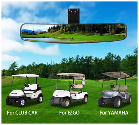 10L0L 270-degree panorama rear view mirror for EZGO carts improves rear view