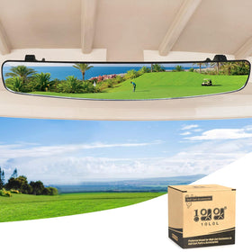 10L0L golf cart rear view mirror fits Yamaha for safer maneuvers
