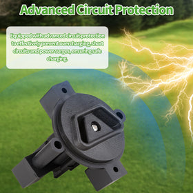 10L0L golf cart receptacle wiring installation step visual