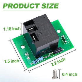 10L0L Golf Cart Relay Kit on workbench displays replacement part readiness.