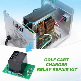 10L0L Golf Cart Relay Kit terminal connectors emphasize quick, tool-free wiring.
