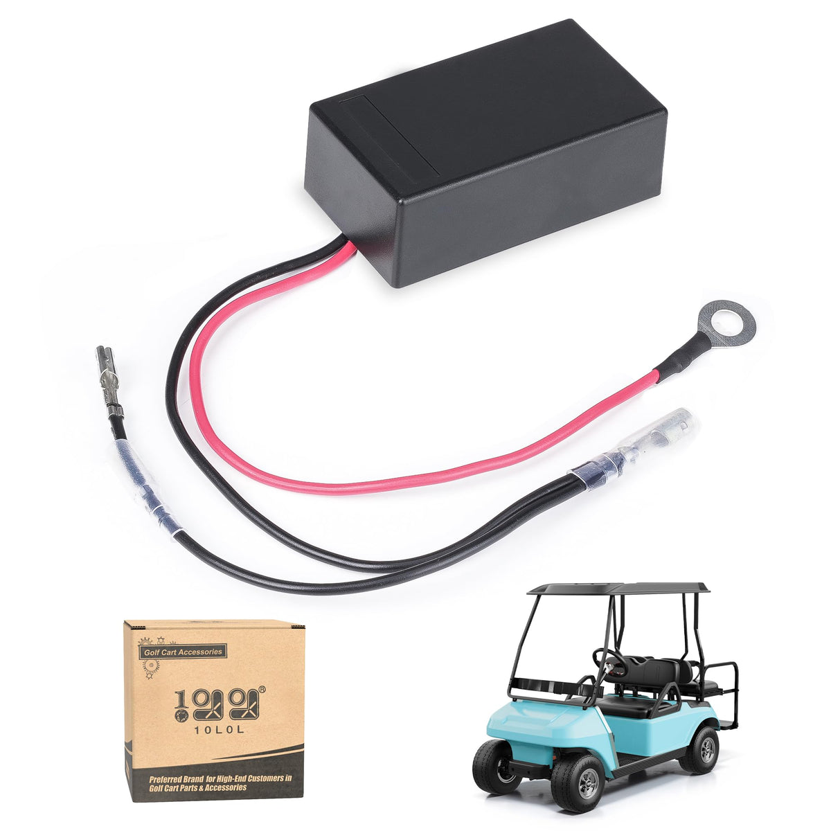 10L0L Golf Cart RPM REV Limiter front view for improved power delivery.