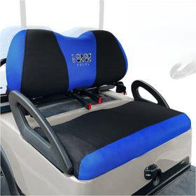 10L0L golf cart seat backrest blue with 3D air mesh for breathability