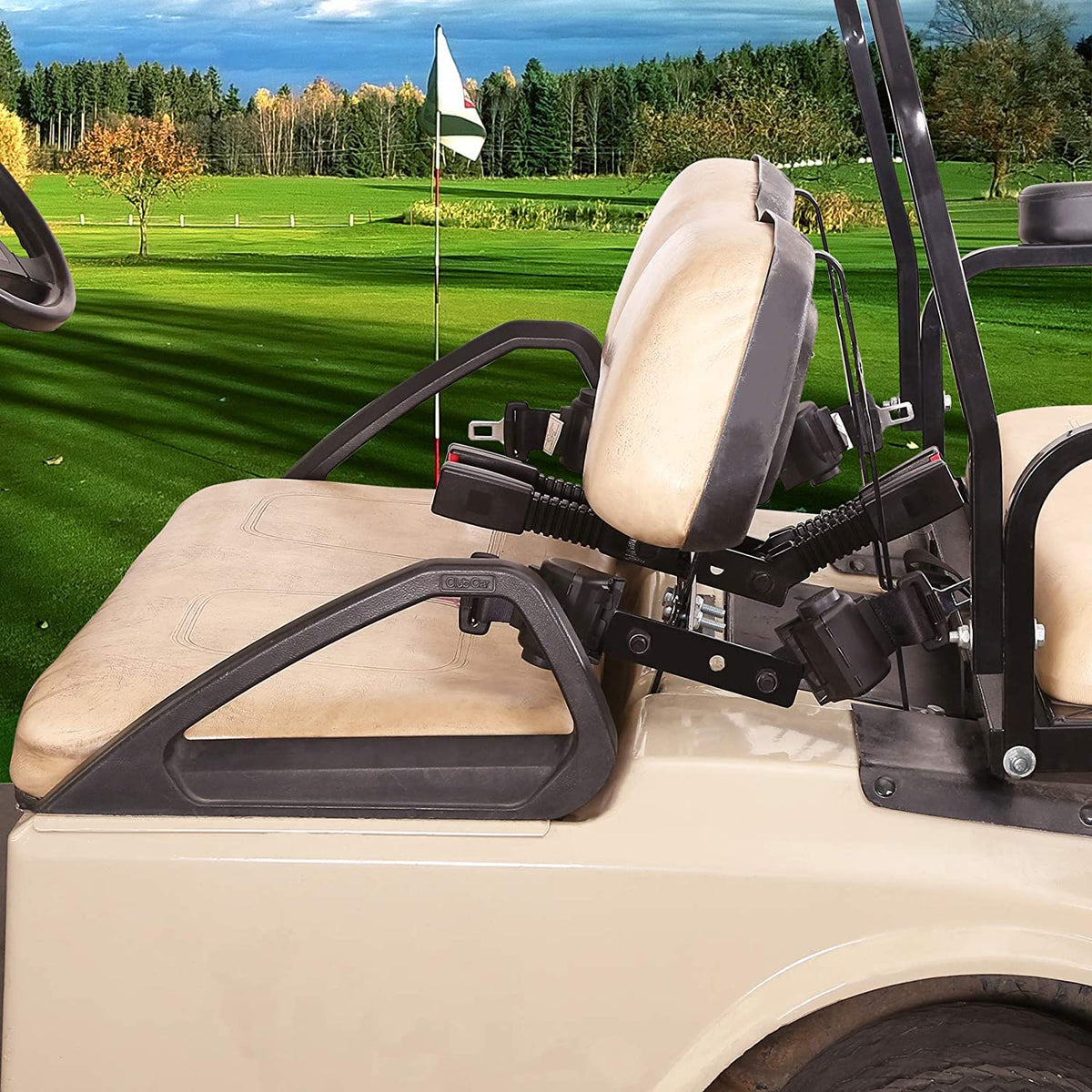 10L0L installation hardware included for quick setup on EZGO/Club Car/Yamaha.
