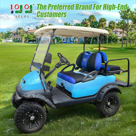 10L0L bottom seat cover in blue protects against spills and stains