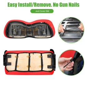 10L0L diamond-arrow stripe design updates Club Car Precedent interior.