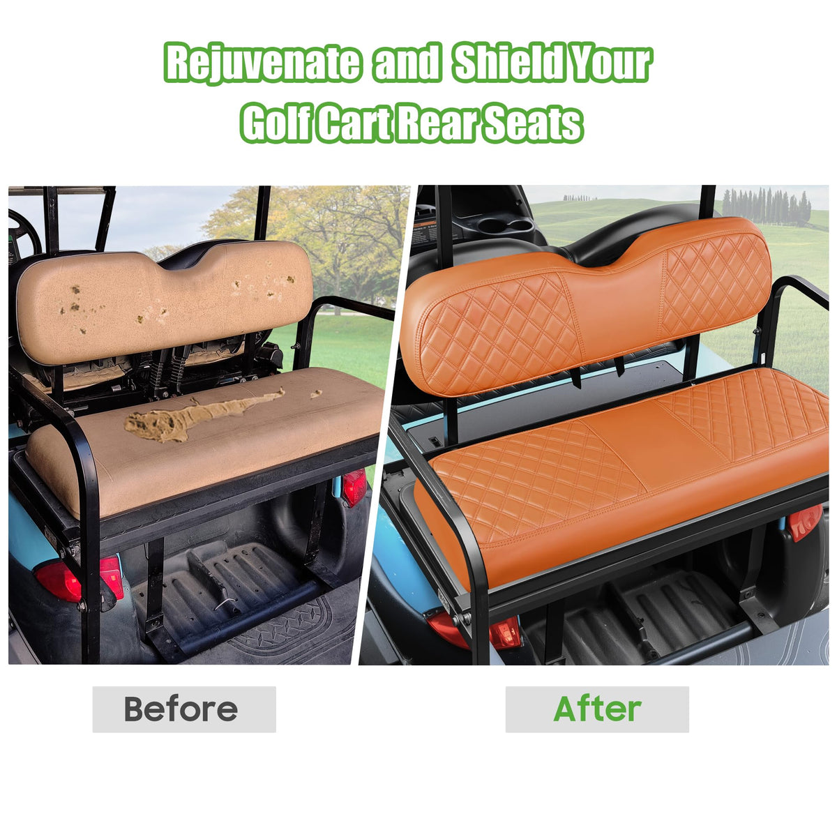 10L0L diamond-pattern seat cover enhances luxury and comfort during rides.