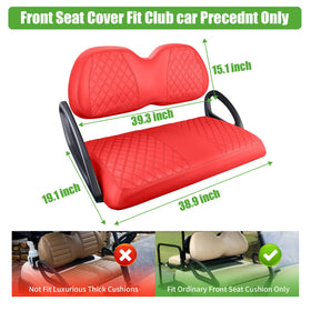 10L0L easy-install seat cover with adjustable buckles provides snug fit.