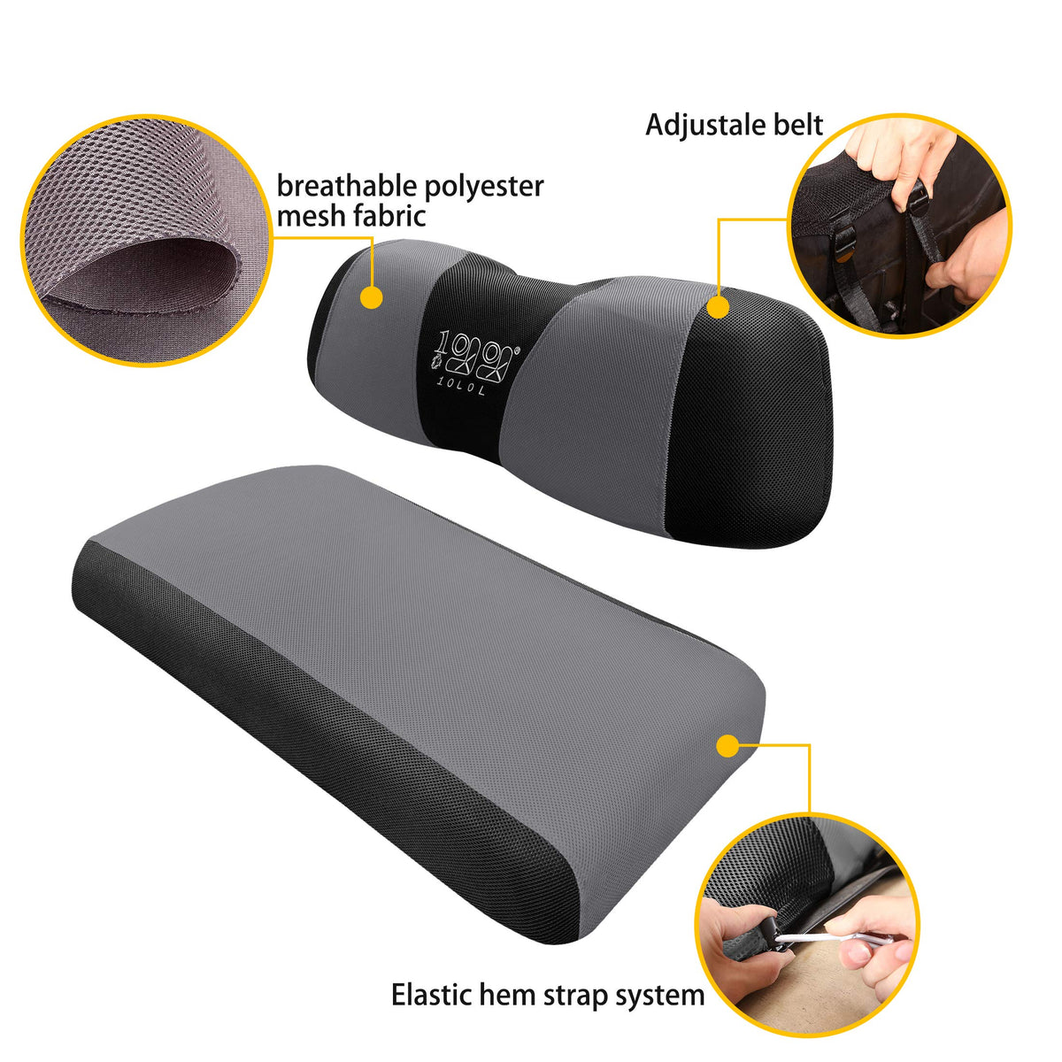 10L0L seat cover elastic straps demonstrate easy install and secure fit