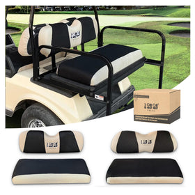 10L0L front seat cover for Club Car DS protects seats from wear and spills